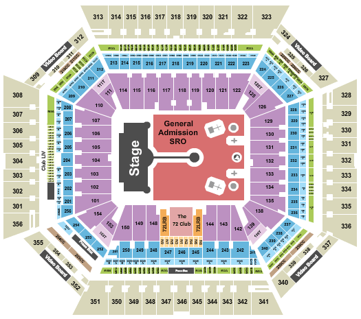 Hard Rock Stadium Coldplay Seating Chart
